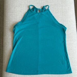 Lilly Pulitzer Teal Halter Tank